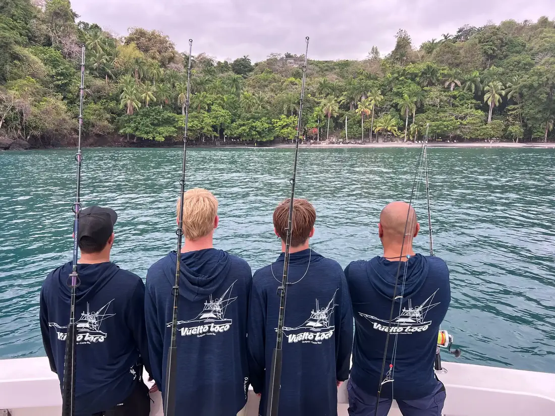 Aboard the Vuelto Loco off Quepos, Costa Rica