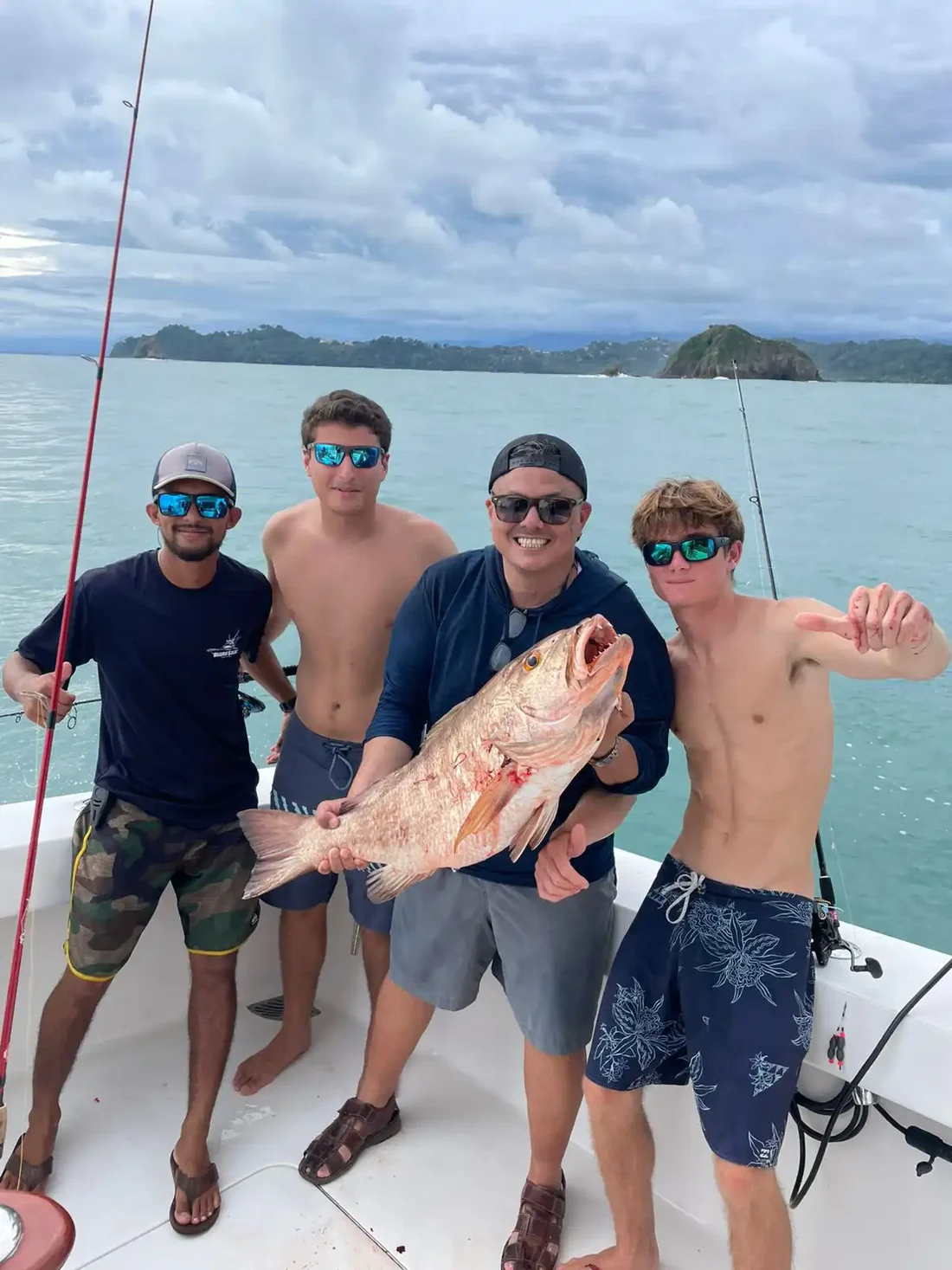 Aboard the Vuelto Loco off Quepos, Costa Rica