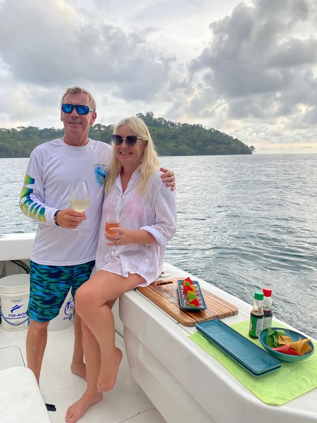 Aboard the Vuelto Loco off Quepos, Costa Rica
