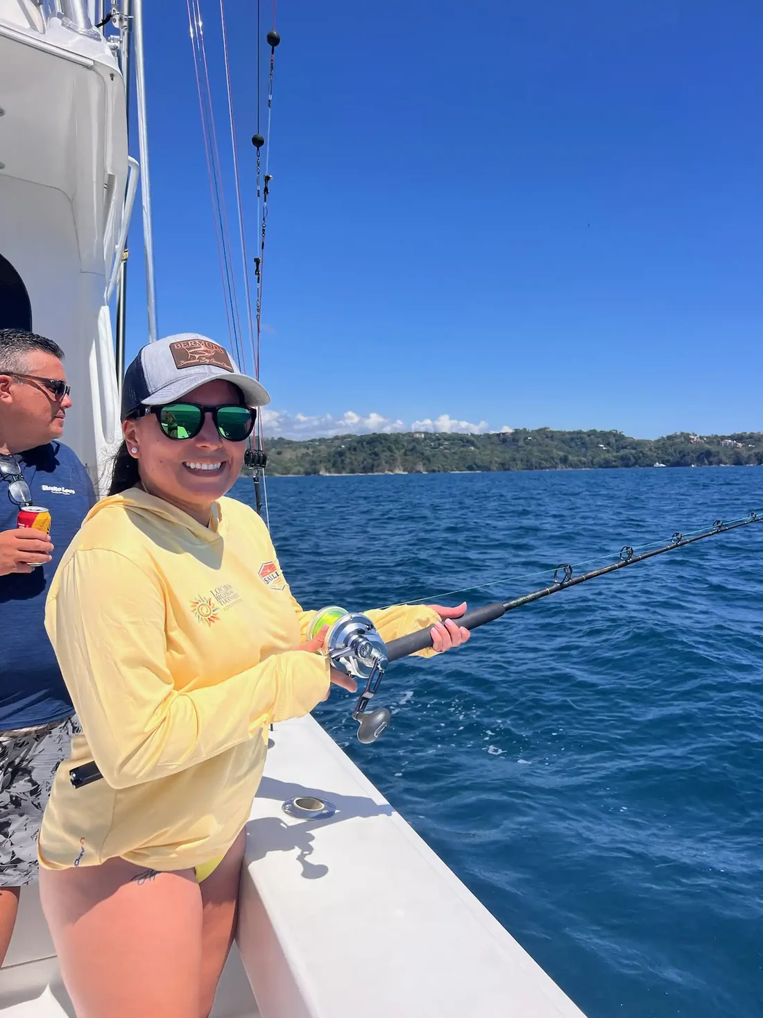Aboard the Vuelto Loco off Quepos, Costa Rica