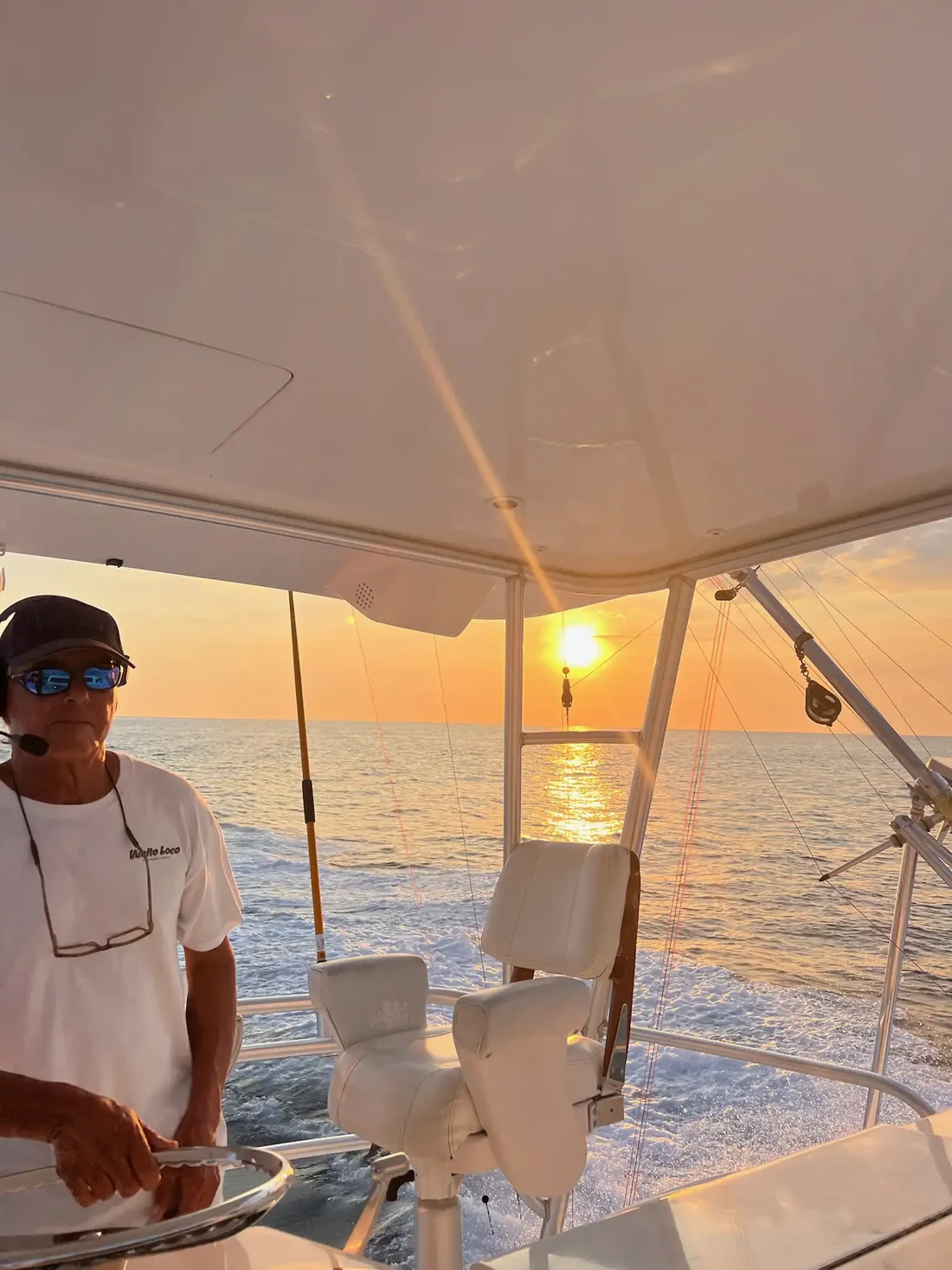 Aboard the Vuelto Loco off Quepos, Costa Rica